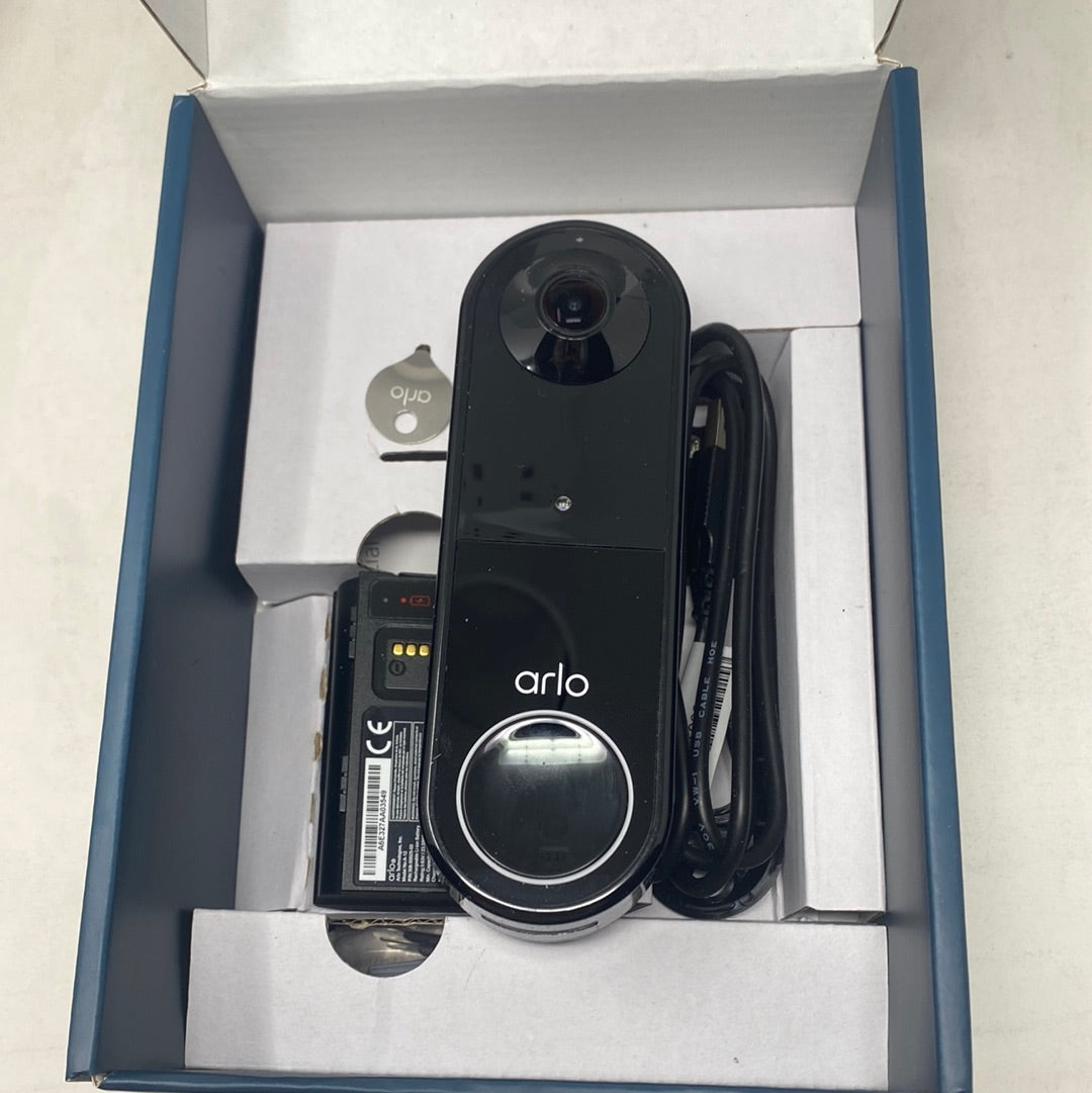 Arlo Essential draadloze Video Deurbel - 1 doorbell black - Full HD 1080p -