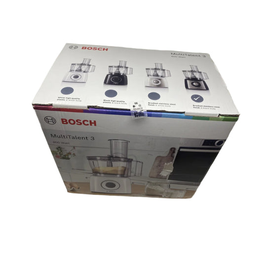 Tweedekans Bosch MCM3501M MultiTalent 3 Keukenmachine - 800W - Zwart/RVS | Professioneel Gecontroleerd
