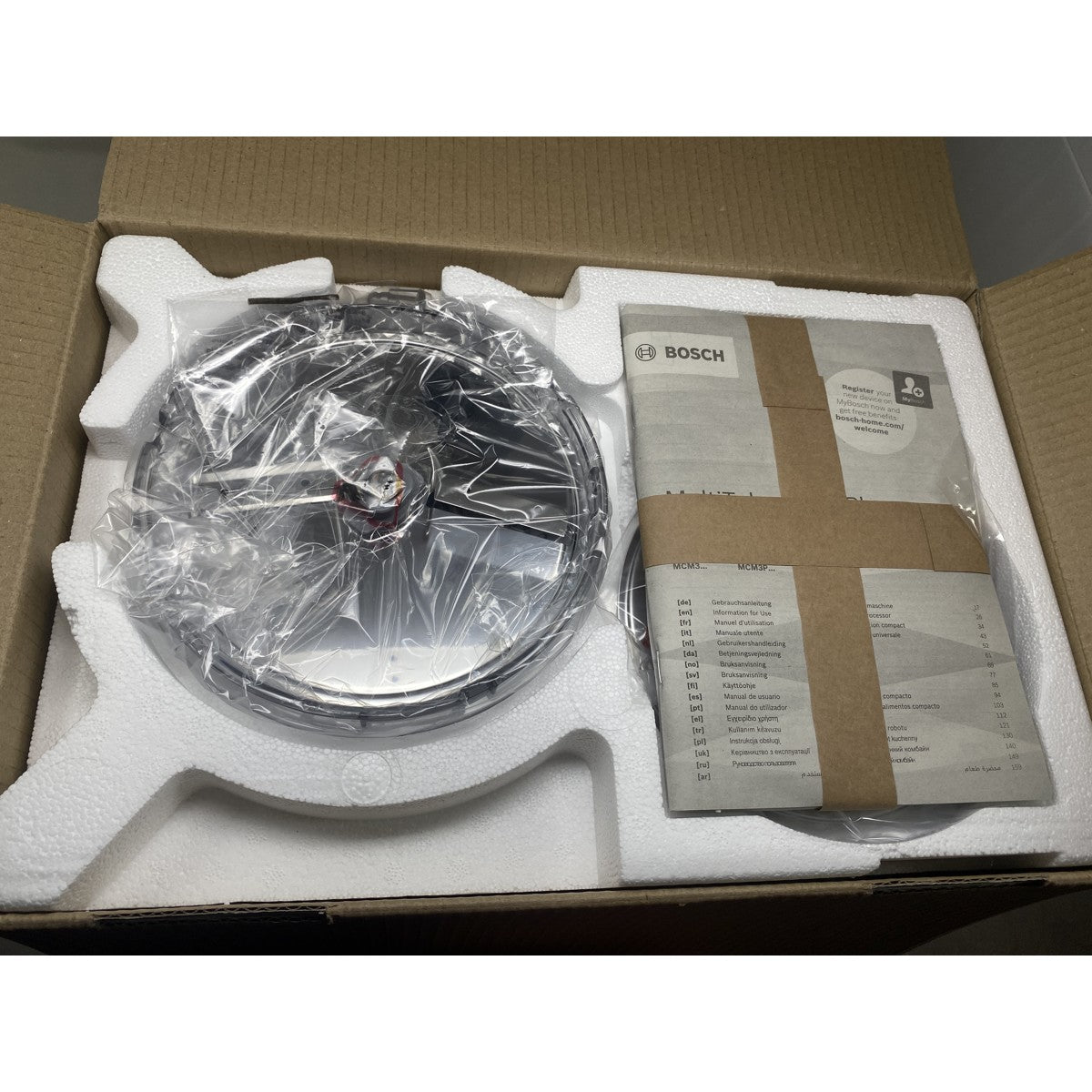 Tweedekans Bosch MCM3501M MultiTalent 3 Keukenmachine - 800W - Zwart/RVS | Professioneel Gecontroleerd