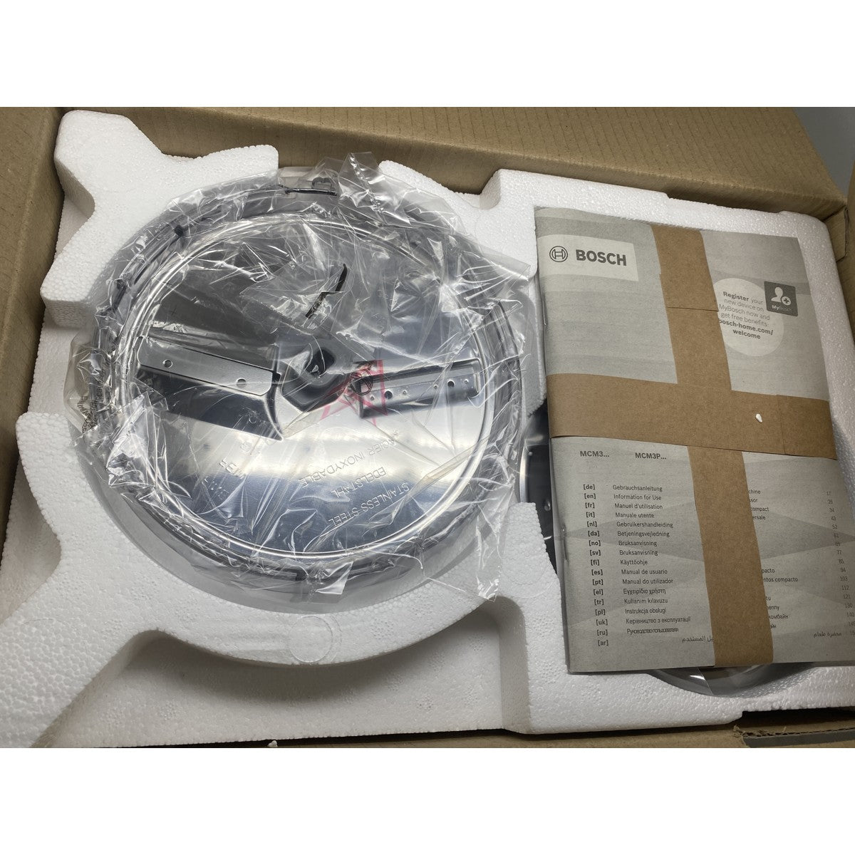 Tweedekans Bosch MCM3501M MultiTalent 3 Keukenmachine - 800W - Zwart/RVS | Professioneel Gecontroleerd