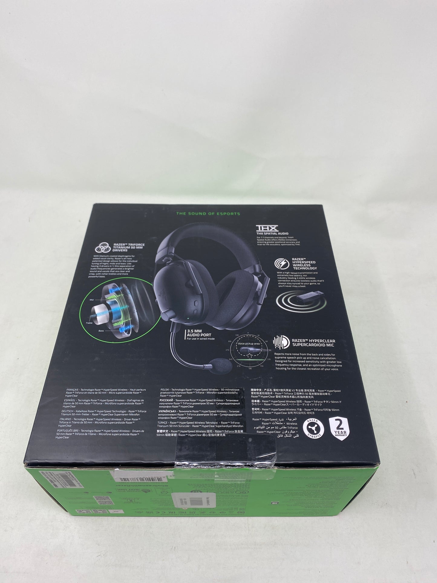 Razer BlackShark V2 Pro Headset Hoofdband - Zwart - PC