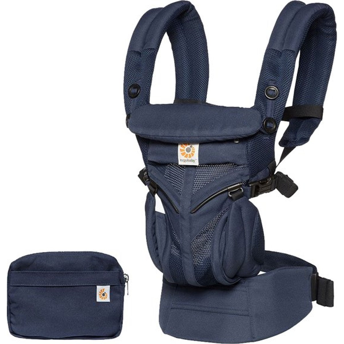 Tweedekans Ergobaby Omni 360 Cool Air Mesh Draagzak - Midnight Blue | Goede staat