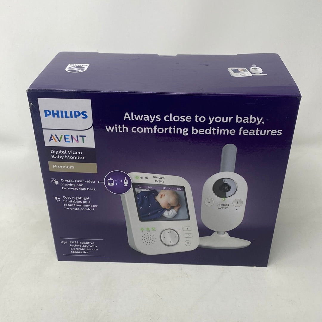 Philips AVENT Baby monitor SCD843 26 baby-videomonitor 300 m FHSS Wit