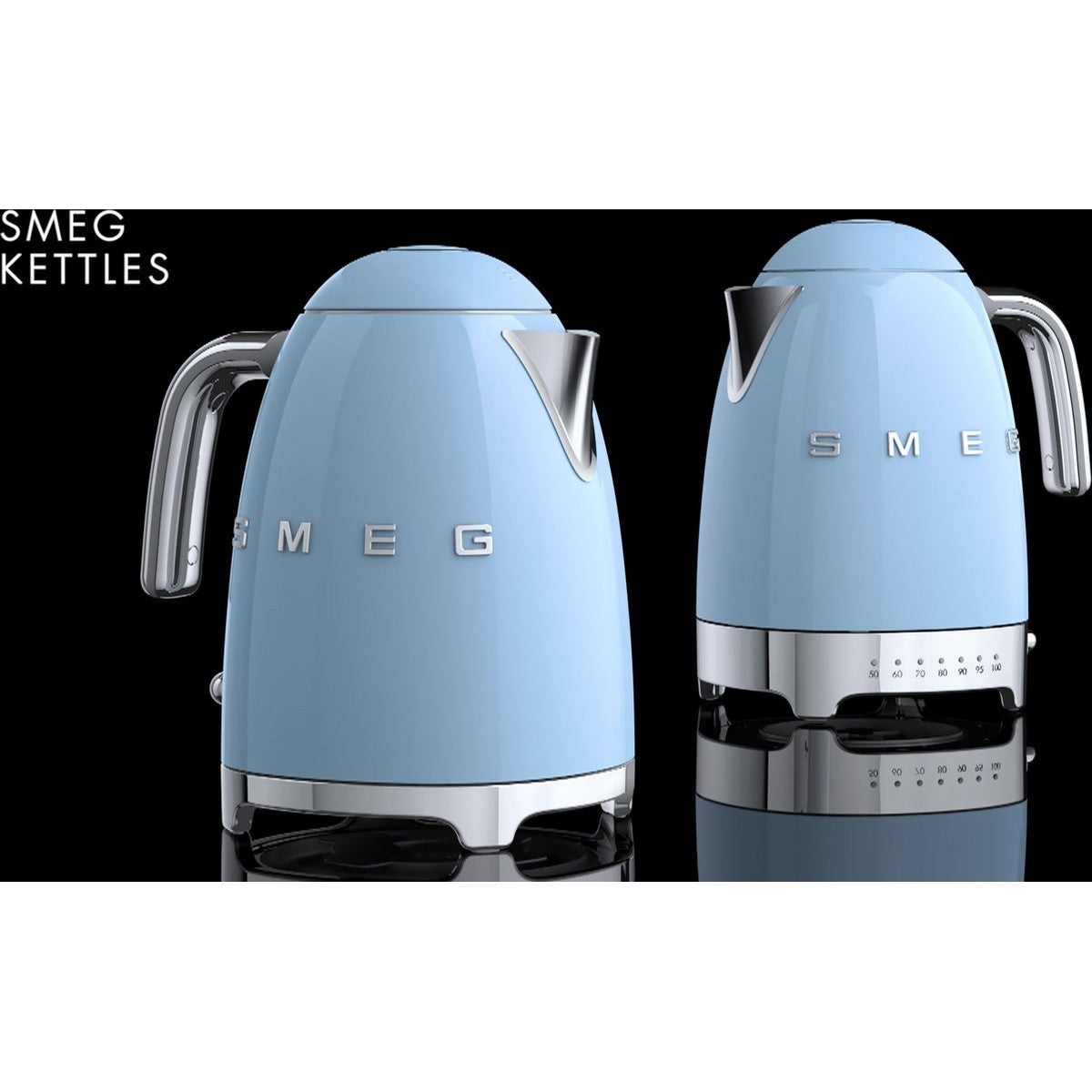 Tweedekans Smeg KLF03SSEU waterkoker - 1,7L chroom - Professioneel gecontroleerd | SecondBay