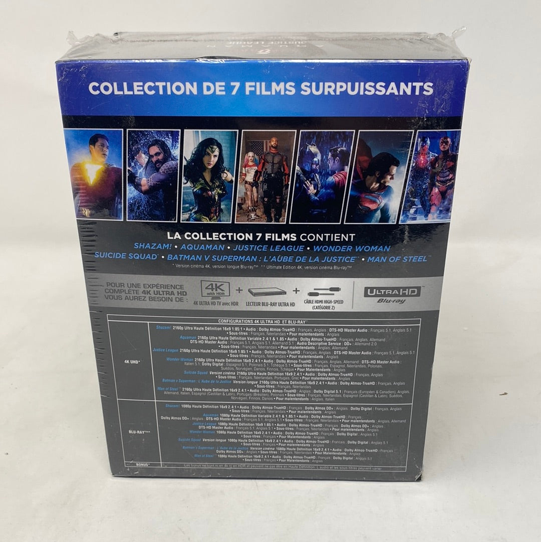 DC Extended Universe   Collectie 7 films  4K Ultra HD  Blu-ray