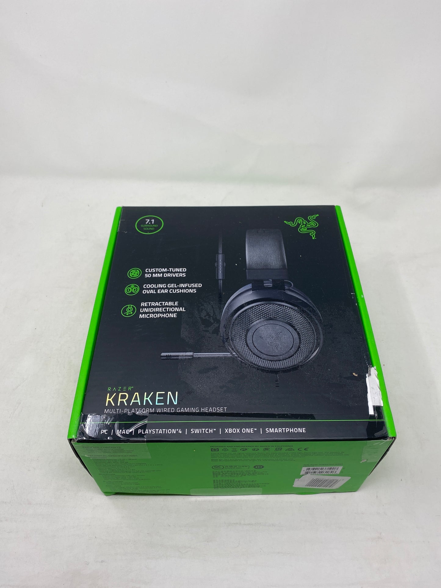 Razer Kraken Gaming Headset - PC - Zwart