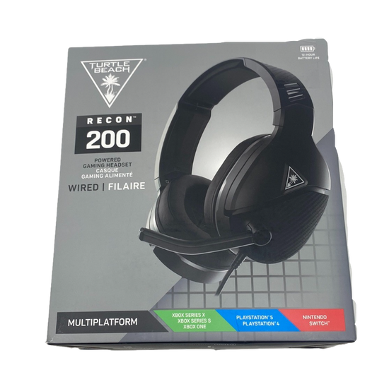 Turtle Beach Ear Force Recon 200 - Gaming Headset - Zwart - Xbox, PS5, PS4