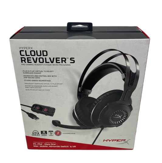 HyperX Cloud Revolver S Pro Gaming Headset   PC - Zwart Grijs