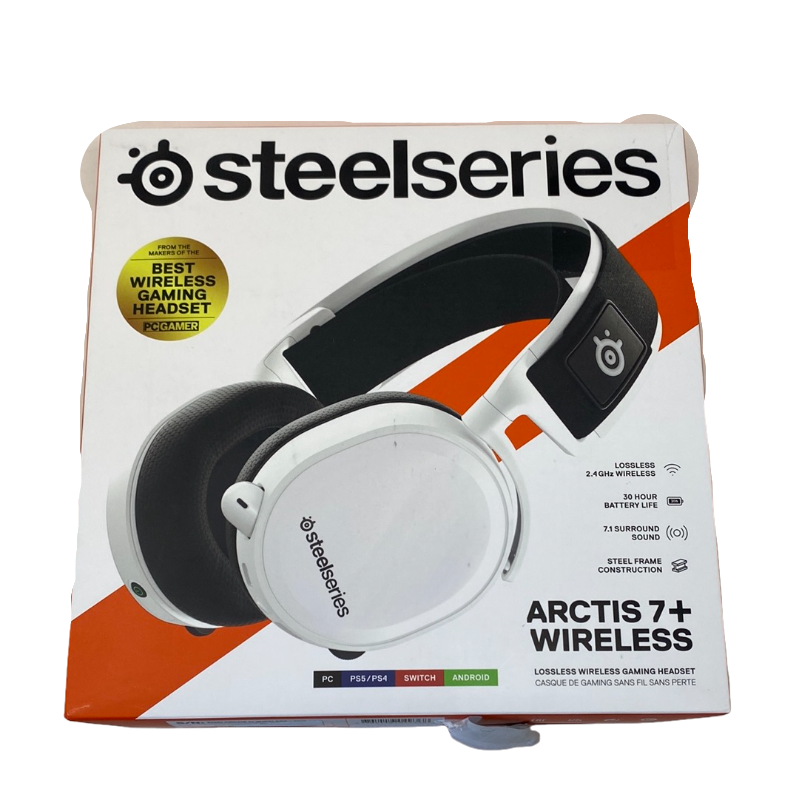 SteelSeries Arctis 7 Gaming Headset - Wit - PC  PS5  PS4