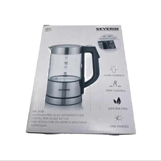 Tweedekans Severin WK 3458 Glazen Waterkoker Mini 0,5L - 1100W Multi Temp | Professioneel Gecontroleerd