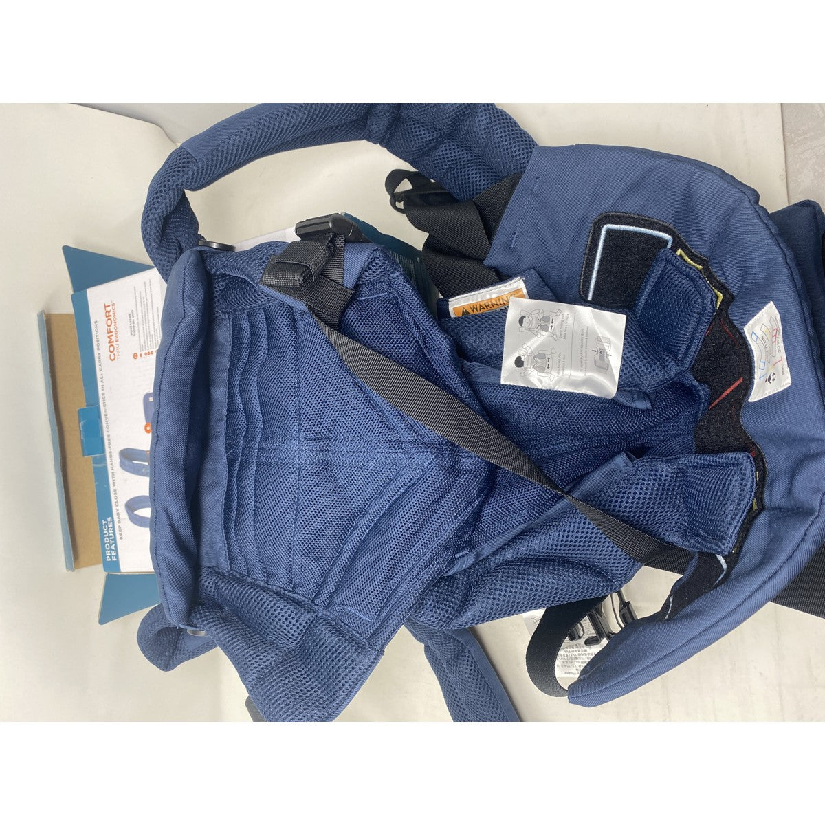 Tweedekans Ergobaby Omni 360 Cool Air Mesh Draagzak - Midnight Blue | Goede staat