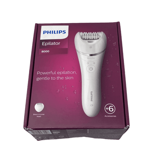 Philips Series 8000 BRE715 00 Wet Dry  Epilator