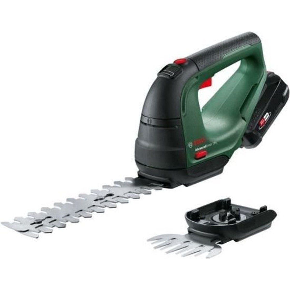 Tweedekans Bosch AdvancedShear 18V-10 accu buxus- en grasschaar - Incl. messen en lader | SecondBay
