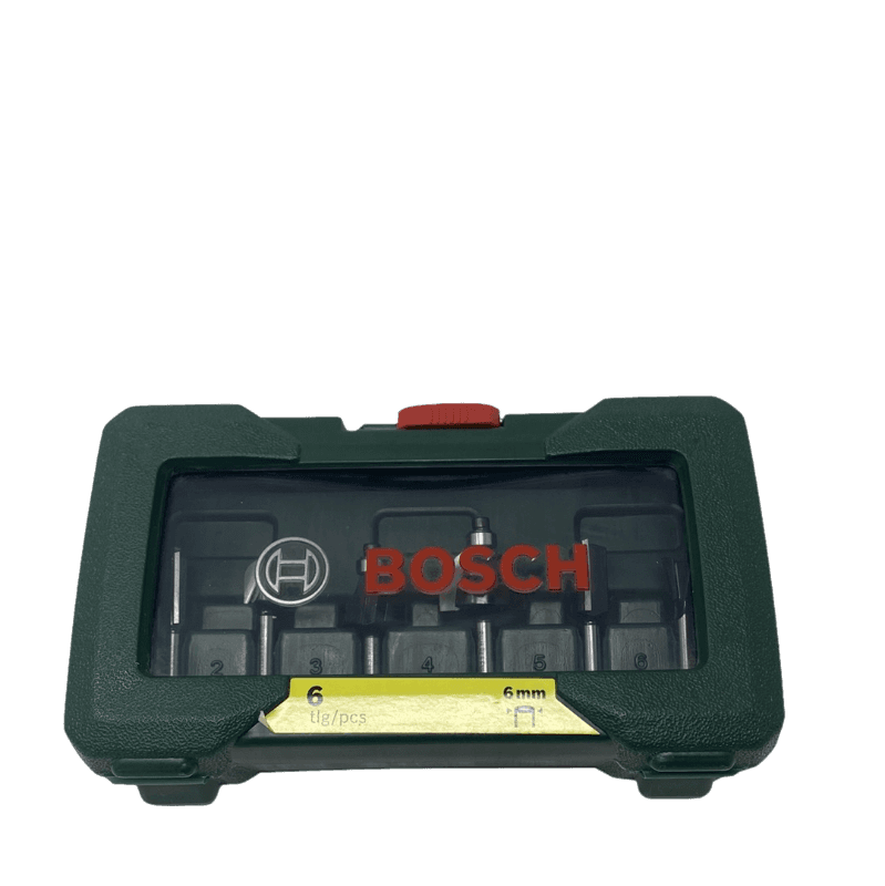 Bosch set HM-houtfrezen 6-delig - Diameter 6 mm
