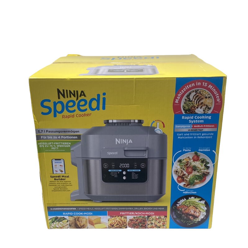 Ninja Speedi Rapid Cooker en Airfryer - Multicooker - 10 Kookfuncties - 5.7 Liter - ON400EU