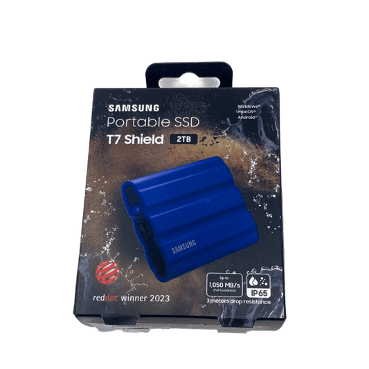 Samsung T7 Shield - Externe SSD - 2 TB - Blauw