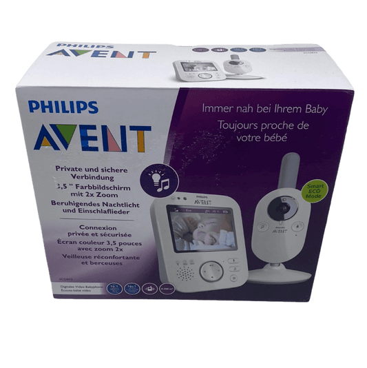 Philips AVENT Baby monitor SCD843 26 baby-videomonitor 300 m FHSS Wit
