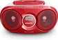 Philips AZ215R - Radio / CD player - Red