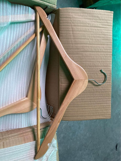 Stevige Houten Kledingshangers Nieuw - 30 Stuks