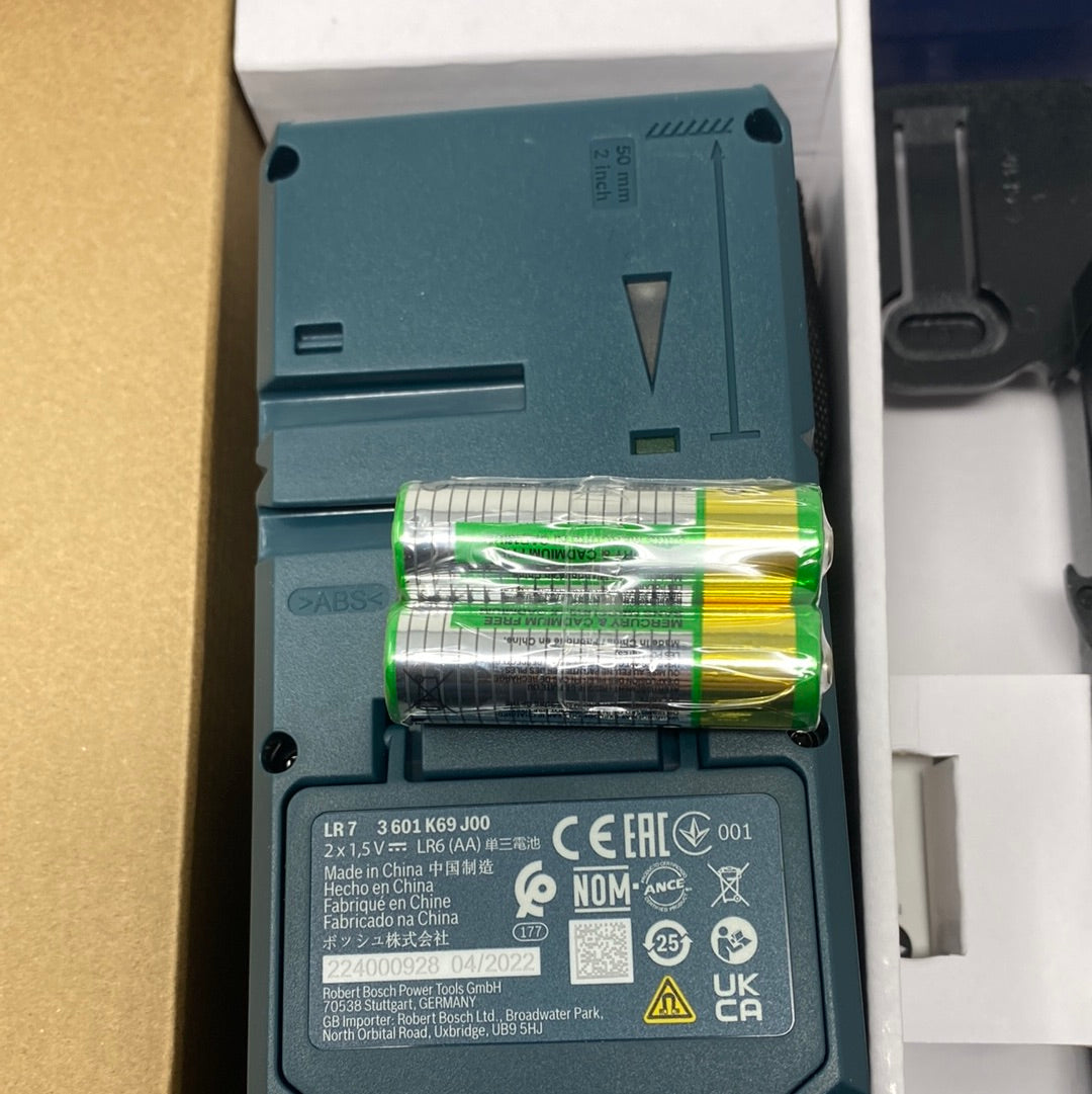 Lijnlaser toebehoren LR 7 2 x AA batterijen  etui  houder