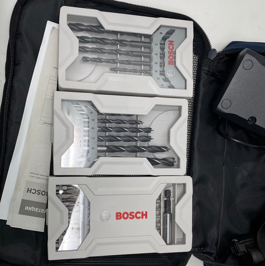 Bosch Professional Accu schroefboormachine GSR 12V-15 2x 2 0Ah  lader AL 1115 CV  39 accessoires  toolbag