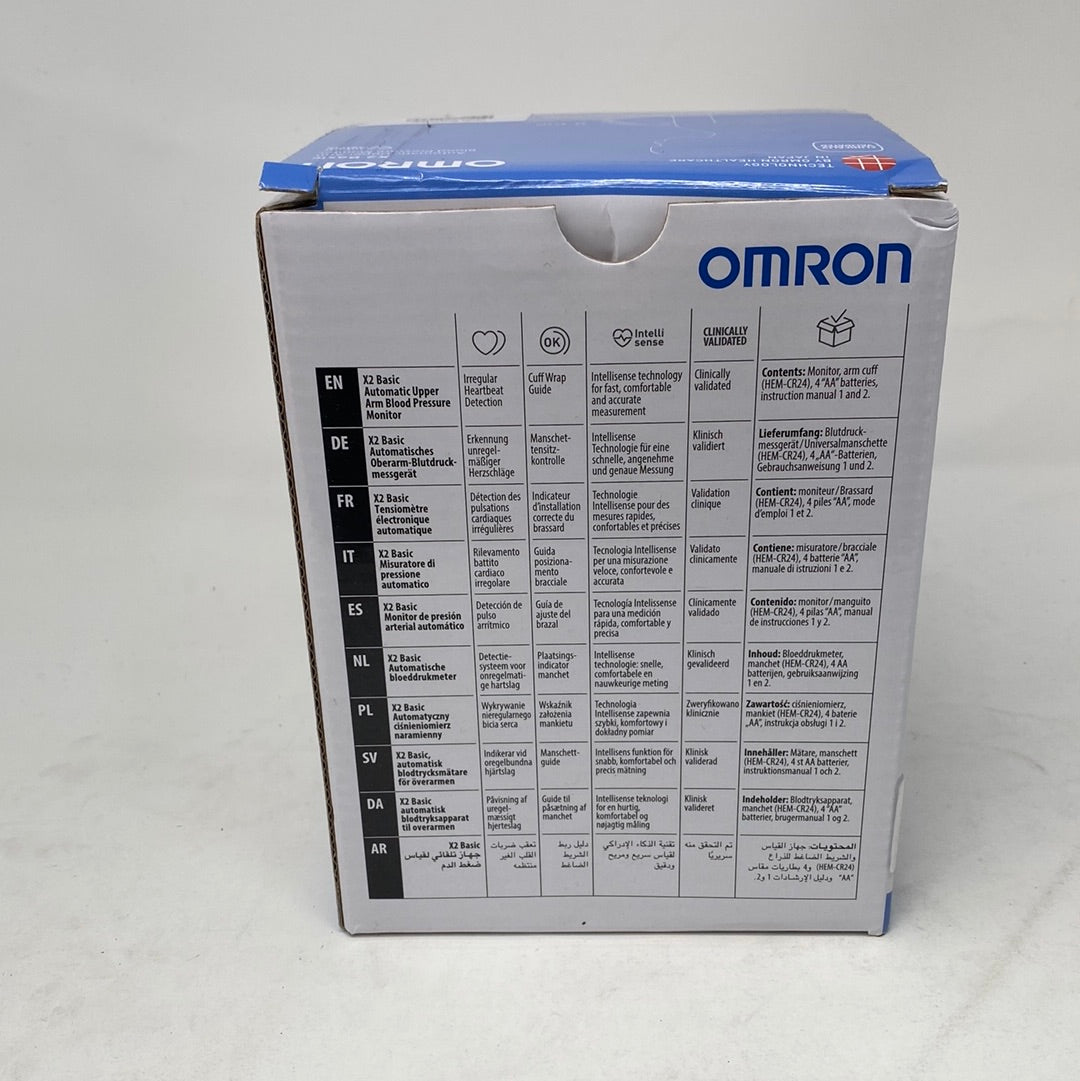 OMRON X2 Basic Bovenarm Bloeddrukmeter