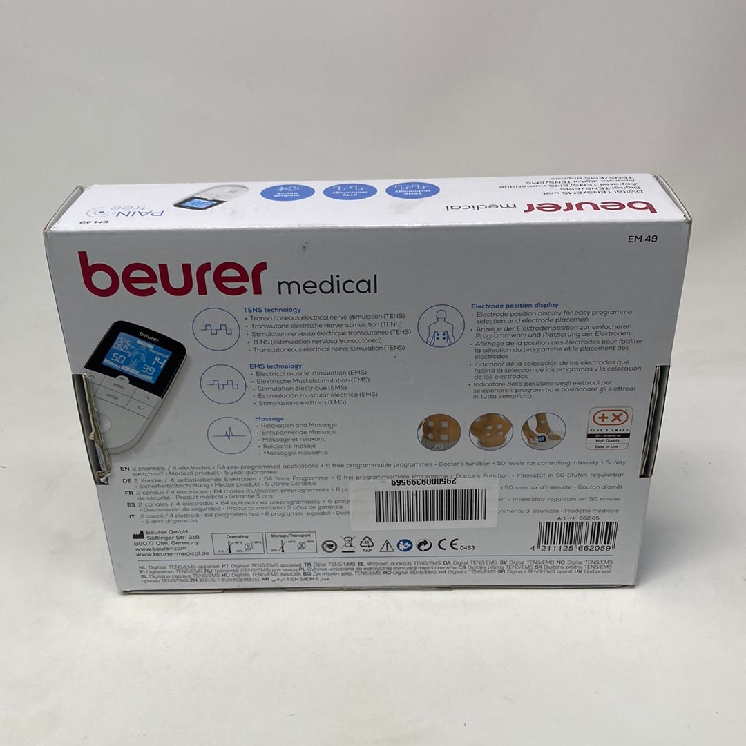 Beurer EM49 - 3-in-1 Digitaal TENS/EMS-apparaat - Massage