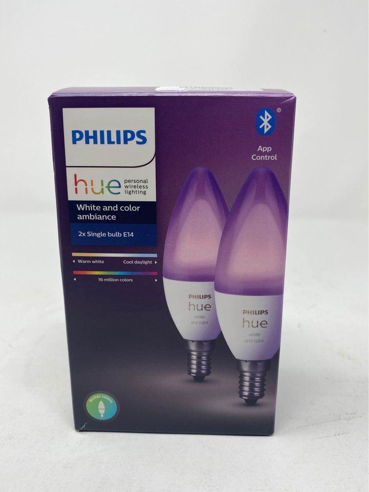 Philips Hue E14 lamp - 2 stuks - white and color ambiance