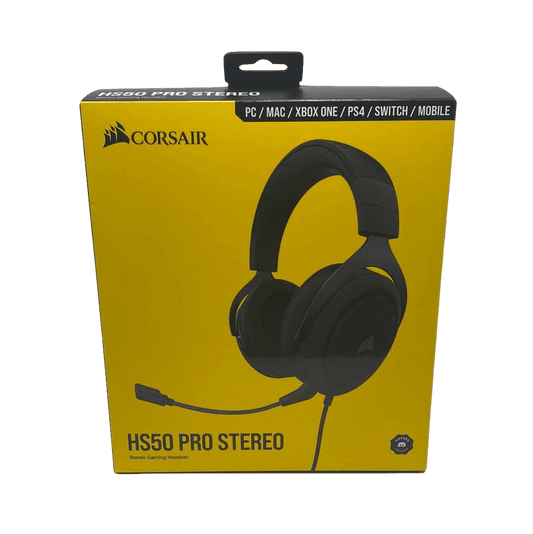 Corsair HS50 Pro Stereo Gaming Headset - Carbon Zwart - PS5  PC  Switch