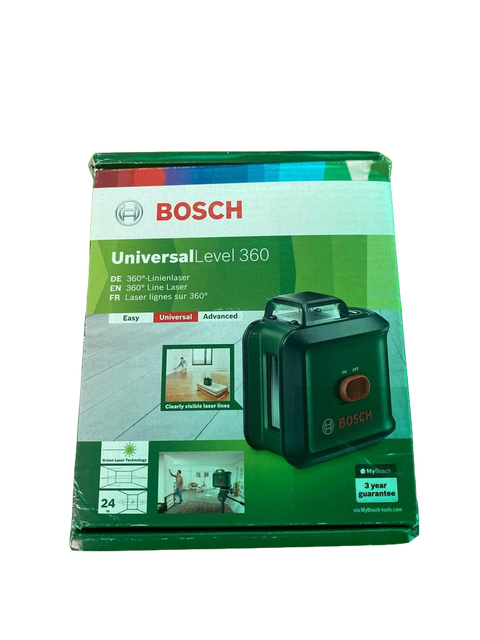 Bosch UniversalLevel 360° Lijnlaser - Met opbergtas statief en batterijen