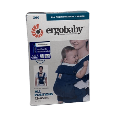 Ergobaby Omni 360 Baby Draagzak - Navy / Mini Dots met Roze Stippen
