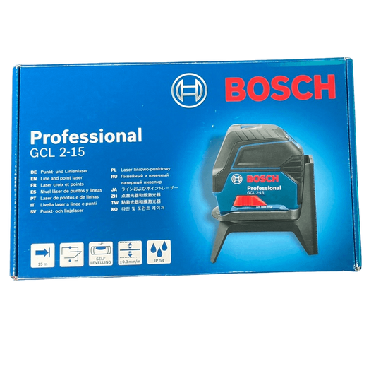 Bosch Professional GCL 2-15 Kruislijnlaser - Tot 15 meter bereik