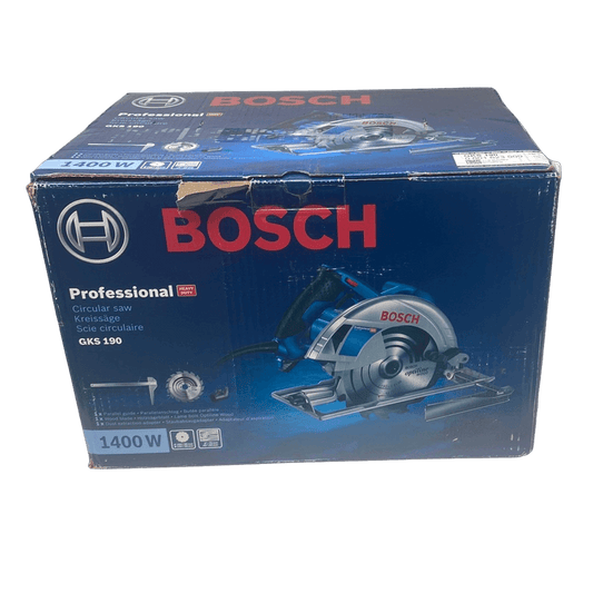 BOSCH PROFESSIONAL Cirkelzaag GKS190 - 1400 Watt - 70 mm - Zaagdiepte - Incl Zaagblad