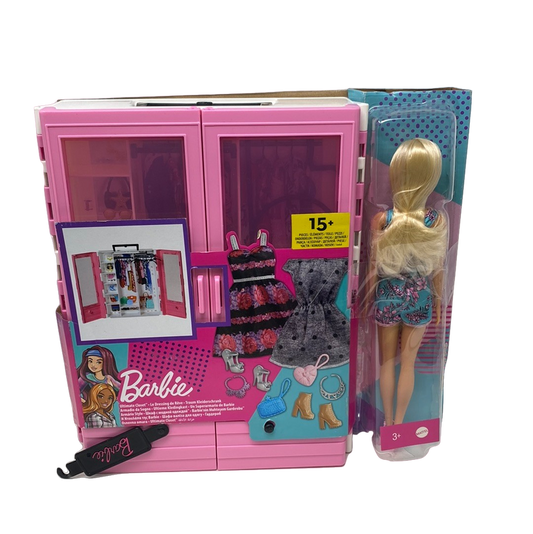 Barbie Fashionistas Ultieme kledingkast en pop - Barbiepop